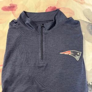 NFL Combine Authentic Under Armour Blue New England Patriots XXL Long Sleeve